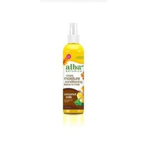 Alba Botanica Mega Moisture Conditioning Leave-In Mist, Coconut Milk, 8 Oz